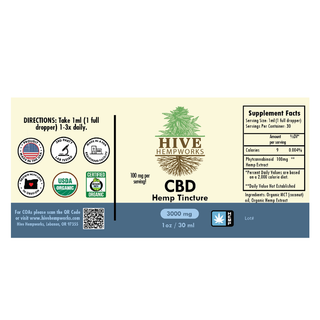 3000mg CBD Hemp Tincture