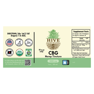 3000mg CBG Hemp Tincture